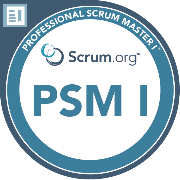 Professional Scrum Master I badge